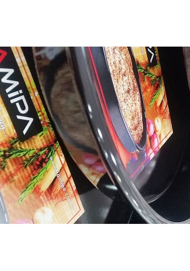 Emaye Fırın Tepsi Seti 34/38/42 CM Boylarda 3 Tepsi Siyah