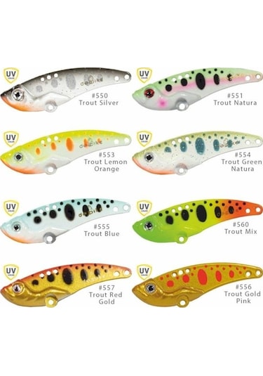 Deeppike Vibrasyon Trout 500 Serisi 5.5cm 13.5gr Vibrasyon Yem