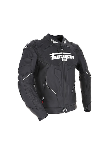 Furygan Raptor Evo 2 Deri Motosiklet Ceketi Siyah