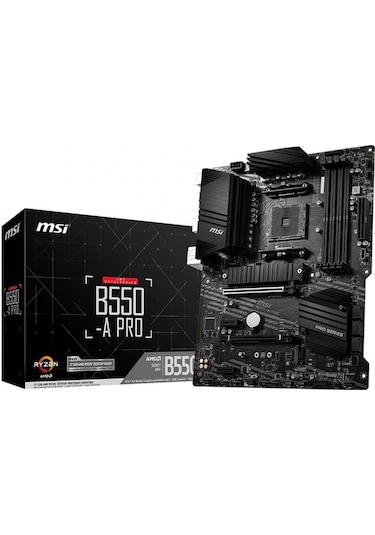 MSI B550-A Pro AMD B550 4400 MHz (OC) DDR4 Soket AM4 ATX Anakart