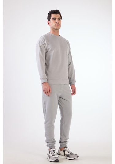 Dufy Gri Erkek Sweatshırt - Regular Fit Gri