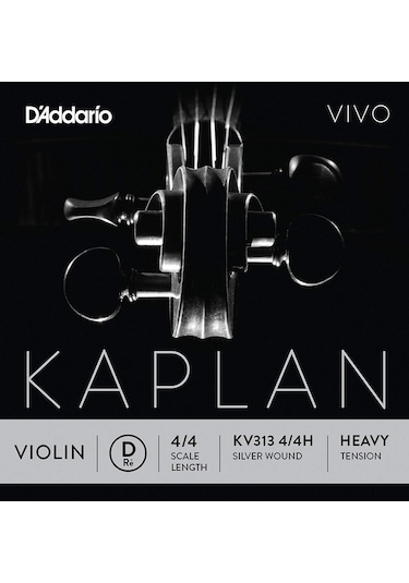 D'Addario KV312 Kaplan Vivo 4/4 D Keman Teli (Re)