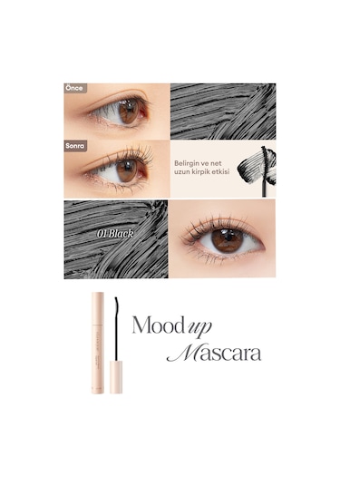 Dasique Mood Up Mascara Long & Curl 01 Black