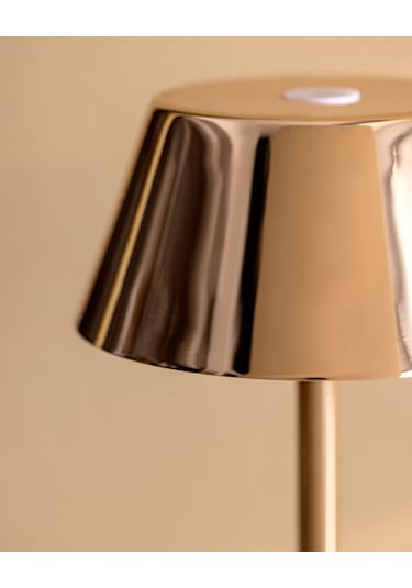 Madame Coco Bernelle Dokunmatik Abajur - Gold 8684427117484 Sarı