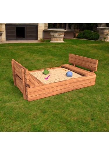 Kum Havuzu Ahşap Oturmalı Kmh220, Oyun Elemanı-604