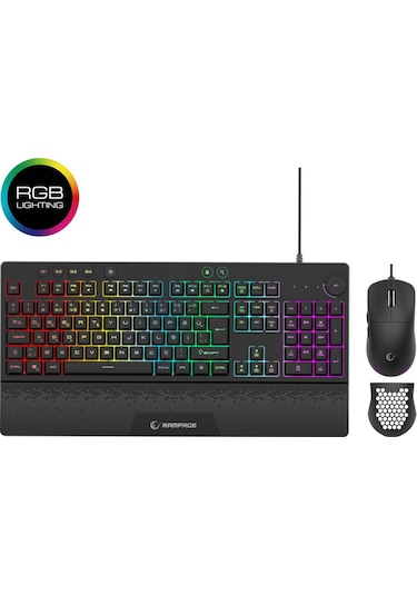 Rampage Eclipse Usb Rgb Q Gaming Klavye Mouse Seti