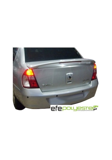 Renault Clıo Symbol 2000-2011 Işıklı Spoyler Spoiler Boyasız