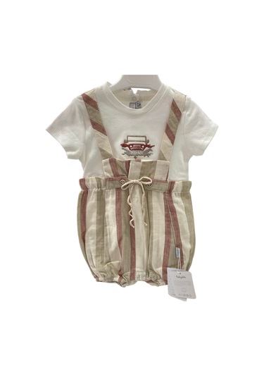 Babydoll Tulum Babydola Kahverengi Çok Renkli