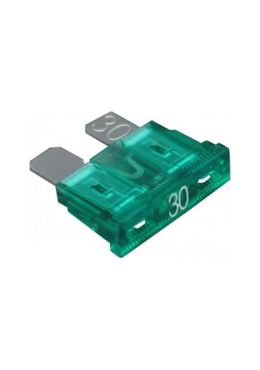 (100 ADET) 30 AMPER OTO BIÇAK SİGORTA (NORMAL/STANDART BOY)