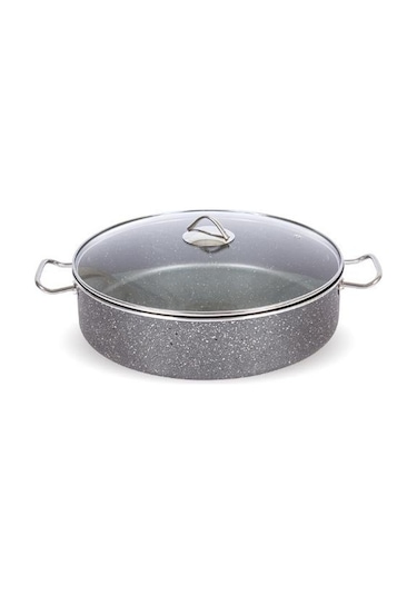 Fms G2007 Granit Endüstriyel 36 No Basık Tencere Gri