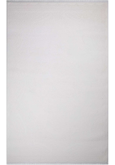 Voyage %100 Akrilik Yumuşak Dokulu Halı Kilim Salon Mutfak Koridor Yolluk Dokuma Makine Halısı Ac-109 Krem