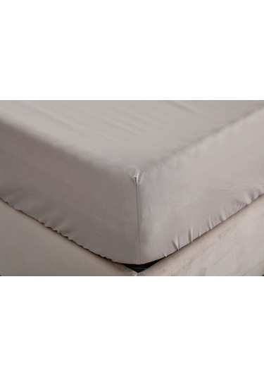 Doqu Home Colourful Fitted Çarşaf Tek Kişilik - Bej