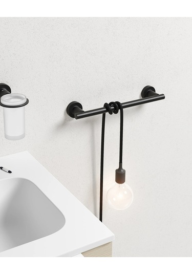 Tecno Black Havluluk, Uzun, 33 Cm - Mat Siyah Mat Siyah