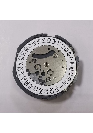 Xurunkeji Vk63 Kuvars Saat Hareketi Tarih 3 Saat Kronograf Saat Hareketi Pil İle Vk63 Vk63a Saat Tek Takvim Gümüş