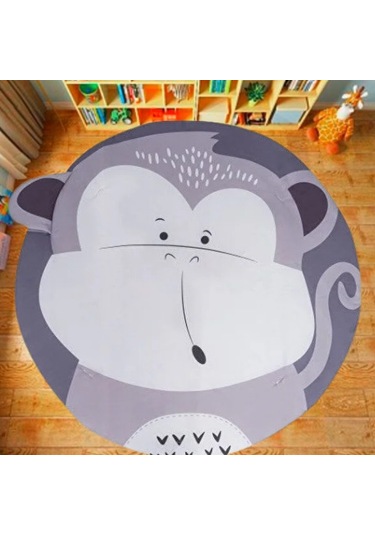 Jusso Bigger Play Mat Oyun Halısı ve Oyun Matı Maymun 115 115 CM