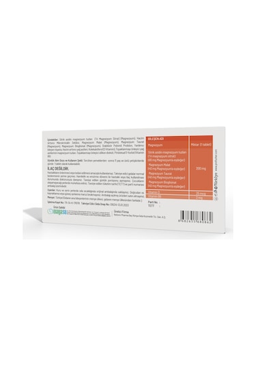 Proftürker Multimag Güçlendirilmiş Magnezyum Takviyesi 30 Tablet