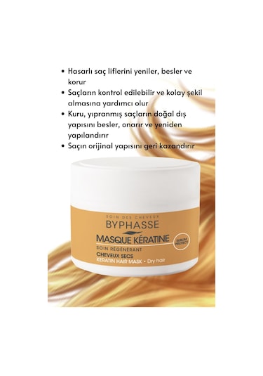 Byphasse Sublim Protect Keratin Saç Maskesi 250 ML