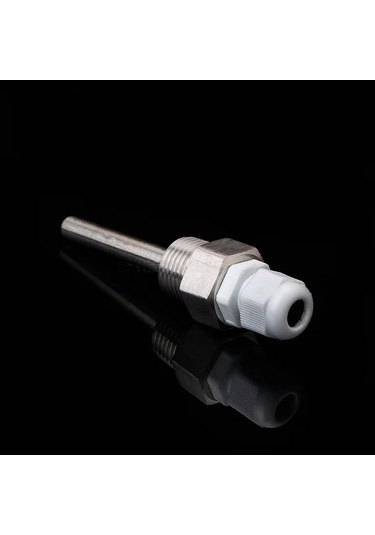 Metal Sensör Probu 100mm Çelik Kılıf Kutu Sıcaklık Isı Termo Tüp Boru D818b20 Ntc Lm35 Pt100 Koruyu