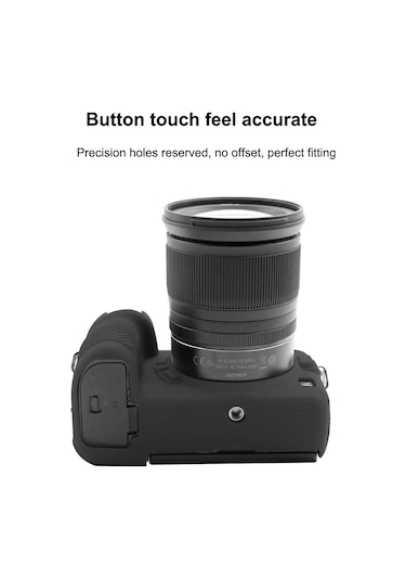 Nikon Z6 Iı İçin Puluz Yumuşak Silikon Koruyucu Kılıf Siyah