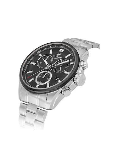 Hislon Masterwork Ms207s-04ss Çizilmez Safir Cam Erkek Kol Saati Çok Renkli