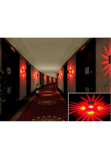 Suntek Ktv Hall Hotel Green Için 3w Led Palmiye Duvar Lambası Yeşil