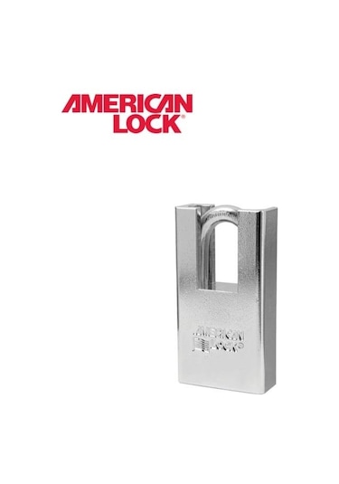 Amerıcan Lock A5300 Saklı Kelepçeli Masif Çelik Asma Kilit. 44mm
