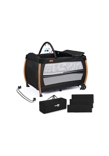 Comfymax Power Park Yatak Oyun Parkı 70x110 - Cosmos Black