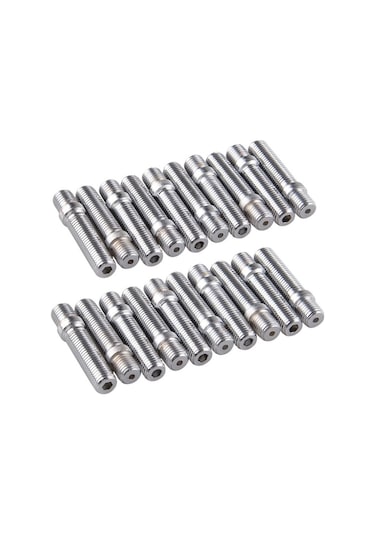 Cbtx 20 Adet 5.8cm Evrensel Araba Modifikasyonu Genişletilmiş Tekerlekler Saplama Dönüşüm M12x1.25 İla M12x1.5 Vida Adaptörü Ln032 Ln033 Ln044
