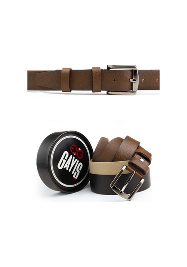 Özel Kutulu Tosado Gerçek Deri Erkek Kumaş Pantolon Kemeri