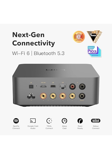 Wiim Amp Ultra Streaming Stereo Amplifier Space Grey