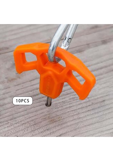 Suntek Açık Tırmanma Yürüyüş Için 10 Adet Kamp Turuncu Turuncu