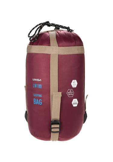 Koyu Yeşil Lixada 190 75 Cm Açık Zarf Uyku Tulumu Kamp Seyahat Yürüyüş Çok Fonksiyonlu Ultra Hafif 680g Koyu Yeşil