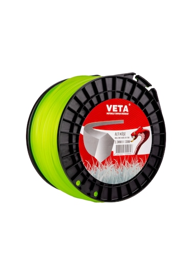 Veta Tırpan Misinası Pro 3.3mm 138m Sarı 6 Köşe