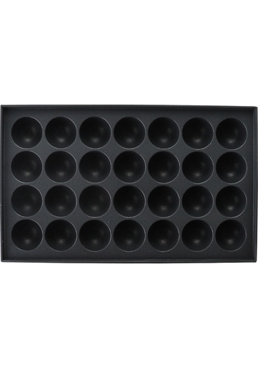 Konesam 28 Delikli Gazlı Balık Köftesi, Ahtapot Küçük Topları Ve Battaniye Yumurtası Pişirme Tabağı - 2 Adet İğne İle Diğer