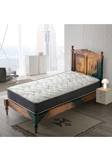 Babyhopeankara 80X180 Heyner Shadow Ultra Lüx Bamboo Tek Kişilik Yaylı Yatak