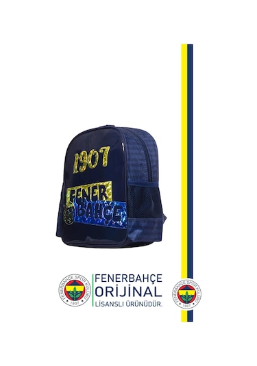 Fenerbahçe Orijinal Lisanslı Anaokulu Çantası Fb Sarı Lacivert Çanta 010 Lacivert