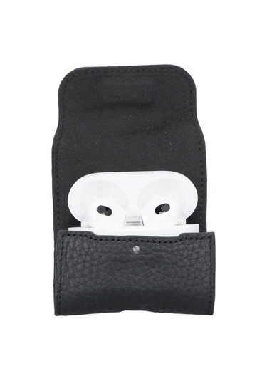 Magnet Airpods 1 And Airpods 2 Leather Case With Hook Çok Renkli