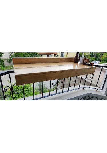 Ahşap Balkon Masası