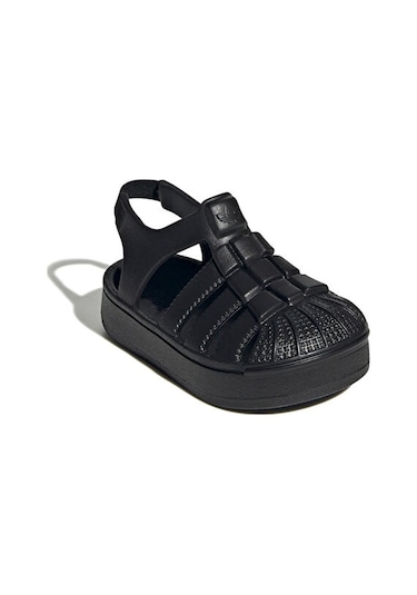 Adidas Superstar Sandal I Bebek Günlük Sandalet Js2845 Siyah
