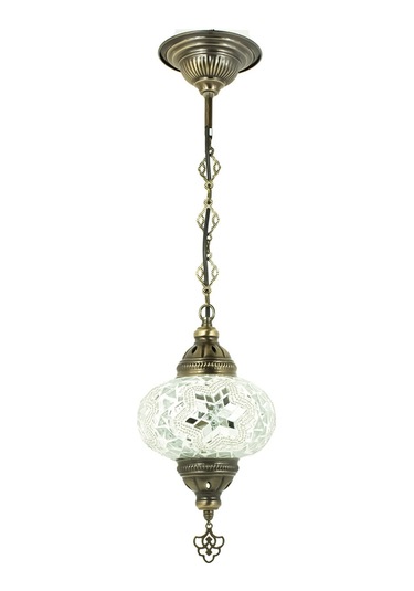 Dekoratif Avangard Salonlar İçin Mozaik Tekli Avize Renkli