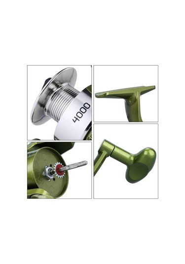 İplik Balıkçılık Reel 5 + 1 Rulman Topları 1000-4000 Serisi Metal İplik Makarası Tekne Kaya Balıkçılık Tekerlek 1000 Serisi