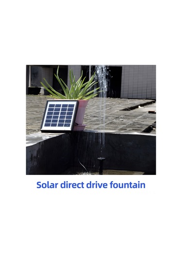 Dianziye Güneş Enerjili 1.5w 160l/h Su Fıskiyesi Pompası, 8 Nozul Ve 3m Hortum İle Bahçe Havuzu Ve Kuş Banyosu İçin