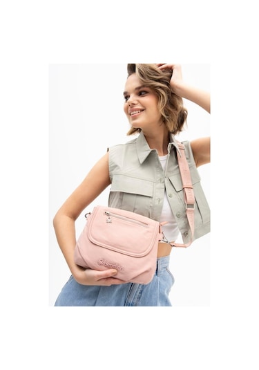 Benetton Bnt 1254 Çapraz Çanta Pembe Pembe