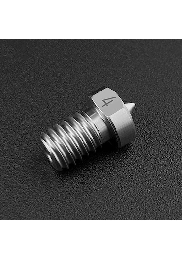 Moly Yunboo Aibecy V6 Titanyum Allüminyum Nozzle Seti - 1.75mm Filament İçin 0.5mm Çaplı 3 Adet - Dayanıklı Uçlar