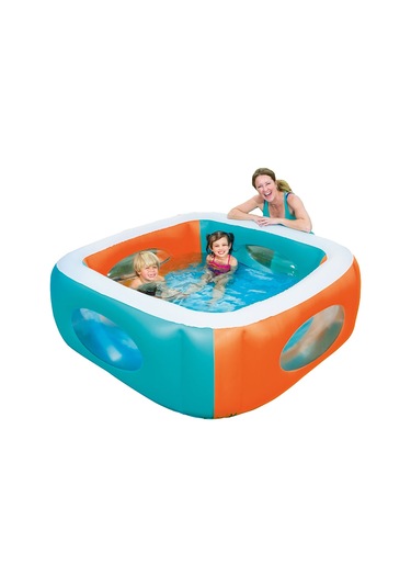 Bestway 51132 Renkli Şeffaf Pencereli Şişme Çocuk Havuzu
