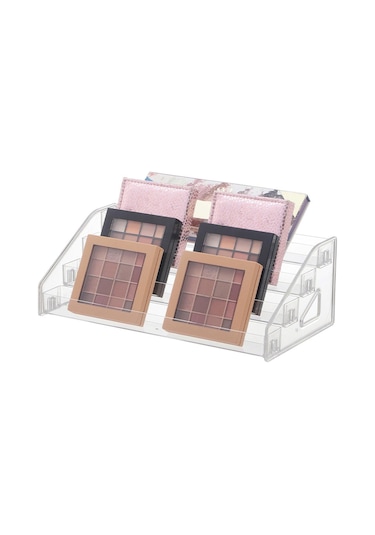 Suntek Oje Organizatör Raf Vitrin Tezgah Üstü Banyo 6 Katlı Çok Renkli