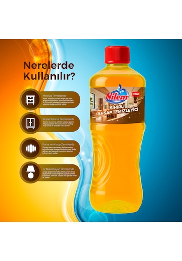 Nilem Sihirli Ahşap Temizleyici 1 L