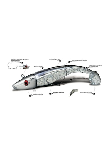 Delalande Swat Shad 110Mm 15Gr Silikon Yem (459801701)