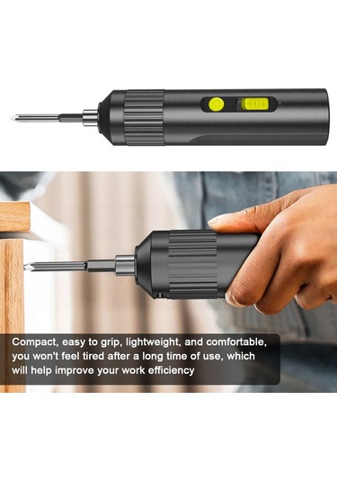 Ximistore9 Şarj Edilebilir Mini Elektrikli Tornavida Seti - 1800mah Pil, Usb Şarj, 230r/dk Hız 109 Karakter