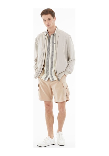 Guess Bomber Erkek Mont Bej